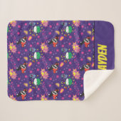 Couverture Sherpa Chibi Joker et Harley Motif (Devant (Horizontal))