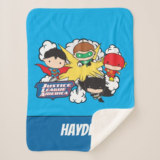 Couverture Sherpa Chibi Justice League of America Explosion (Devant)