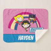 Couverture Sherpa Chibi Justice League Rainbow (Devant (Horizontal))