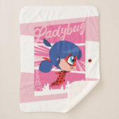 Couverture Sherpa Chibi Ladybug à Paris (Devant)