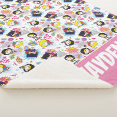 Couverture Sherpa Chibi Super Heroine Motif (3/4)