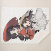 Couverture Sherpa Chibi Tgcf Blanket (Devant (Horizontal))
