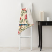 Couverture Sherpa Chic chinoiserie beige (En situation)