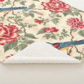 Couverture Sherpa Chic chinoiserie beige (3/4)