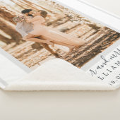 Couverture Sherpa Chic Newlysée Mr Mme Mariage Photo (3/4)