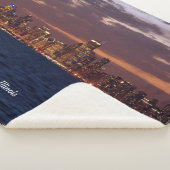 Couverture sherpa Chicago Skyline (3/4)