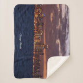 Couverture sherpa Chicago Skyline (Devant)