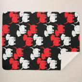 Couverture Sherpa Chien allemand Dachshund Motifs (Devant (Horizontal))