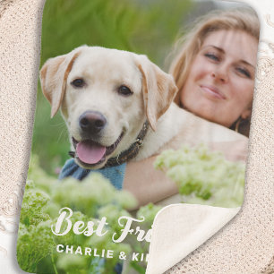 Couverture Sherpa Chien Best Friends Personnalisé Photo Animaux de C