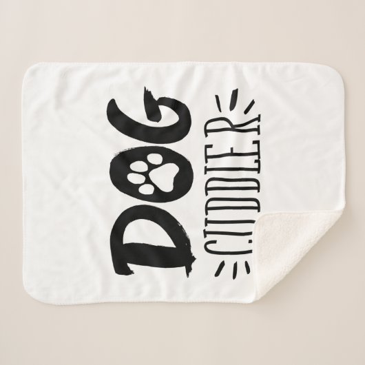 Couverture Sherpa Chien Chauffeur Chien Joyeux Petit Chauffeur Dessi (Devant (Horizontal))