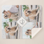 Couverture Sherpa Chien d'animaux de compagnie 4 photo moderne (Devant (Horizontal))