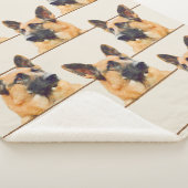 Couverture Sherpa Chien de berger allemand magnifique (3/4)