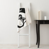 Couverture Sherpa Chien de Boston Terrier (En situation)