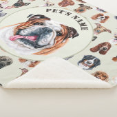 Couverture Sherpa Chien de taureau anglais et amis animal de compagn (3/4)