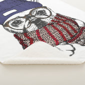 Couverture Sherpa Chien de Taureau de Français de hippie (3/4)