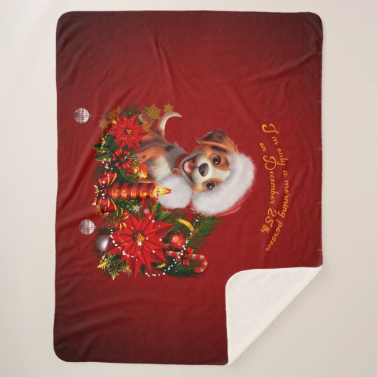 Couverture Sherpa Chien drôle (Devant)