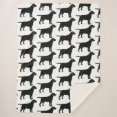 Couverture Sherpa Chien du Black Lab (Devant)