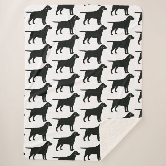 Couverture Sherpa Chien du Black Lab (Devant)