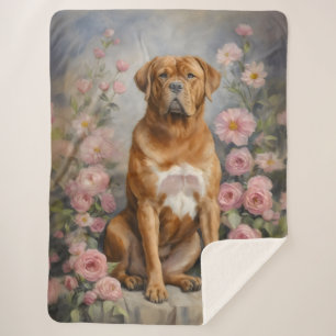 Couverture Sherpa Chien mastiff français de Bordeaux
