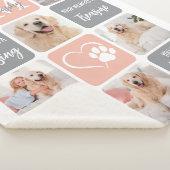 Couverture Sherpa Chien Memorial Animaux de compagnie Perdre des cou (3/4)