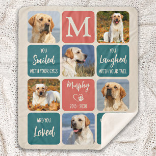 Couverture Sherpa Chien Memorial Cadeau animal de compagnie Perdre m