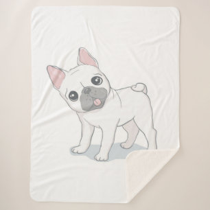 Couverture Sherpa Chien mignon chiot Cadeau Pour Amoureux de les c