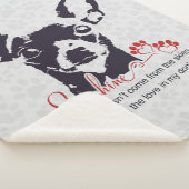 Couverture Sherpa Chien noir de chiwawa mon soleil (3/4)