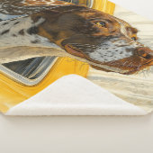 Couverture Sherpa Chien tacheté sur l'art de rouler en voiture Impri (3/4)