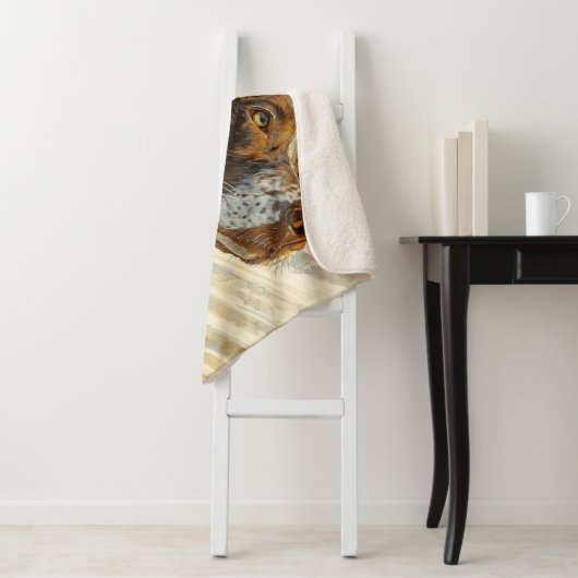 Couverture Sherpa Chien tacheté sur l'art de rouler en voiture Impri (En situation)