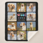 Couverture Sherpa Chien Vous M'Avez Eu À WOOF Personnalisé 11 Photo  (Devant)