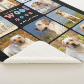 Couverture Sherpa Chien Vous M'Avez Eu À WOOF Personnalisé 11 Photo  (3/4)