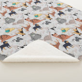 Couverture Sherpa Chiens Et Chats Cutes Design Motif (3/4)