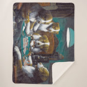 Couverture Sherpa Chiens jouant au poker Cassius Marcellus Coolidge  (Devant)