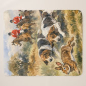 Couverture Sherpa Chiens & Lièvre (Devant (Horizontal))