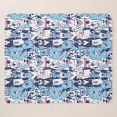 Couverture Sherpa Chiens mignons Sherpa Blanket (Devant (Horizontal))