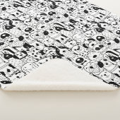 Couverture Sherpa Chiens mignons Sherpa Blanket (3/4)