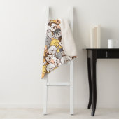 Couverture Sherpa Chiens mignons Sherpa Blanket (En situation)