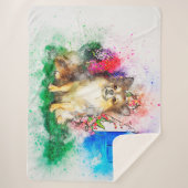 Couverture Sherpa Chihuahua (Devant)