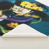 Couverture Sherpa Chihuahua Chien sorcière Halloween (3/4)