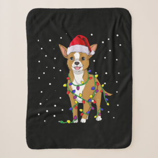 Couverture Sherpa Chihuahua Christmas Dog