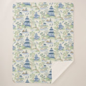 Couverture Sherpa Chinoiserie (Devant)