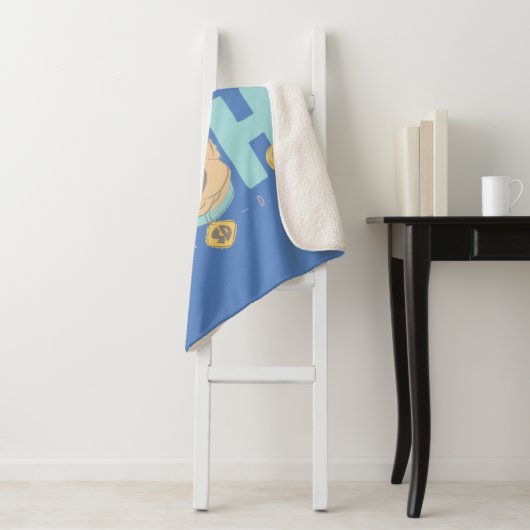 Couverture Sherpa Chiot Scooby-Doo "Ruh Roh" (En situation)