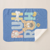 Couverture Sherpa Chiot Scooby-Doo "Ruh Roh" (Devant (Horizontal))