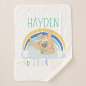 Couverture Sherpa Chiot Scooby-Doo "tellement adorable" (Devant)