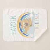 Couverture Sherpa Chiot Scooby-Doo "tellement adorable" (Devant (Horizontal))