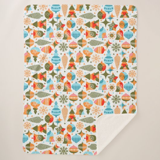 Couverture Sherpa Chirsmtas modernes (Devant)