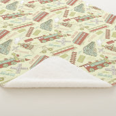 Couverture Sherpa Cho Choo Trains Antiques Sherpa Blanket (3/4)