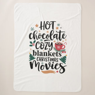Couverture Sherpa Chocolat Chaud & Ambiance Cosy d