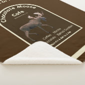 Couverture Sherpa Chocolat Moose Café (3/4)
