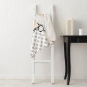 Couverture Sherpa Chose De Dessin Cute Fawn Et White Havanais (En situation)